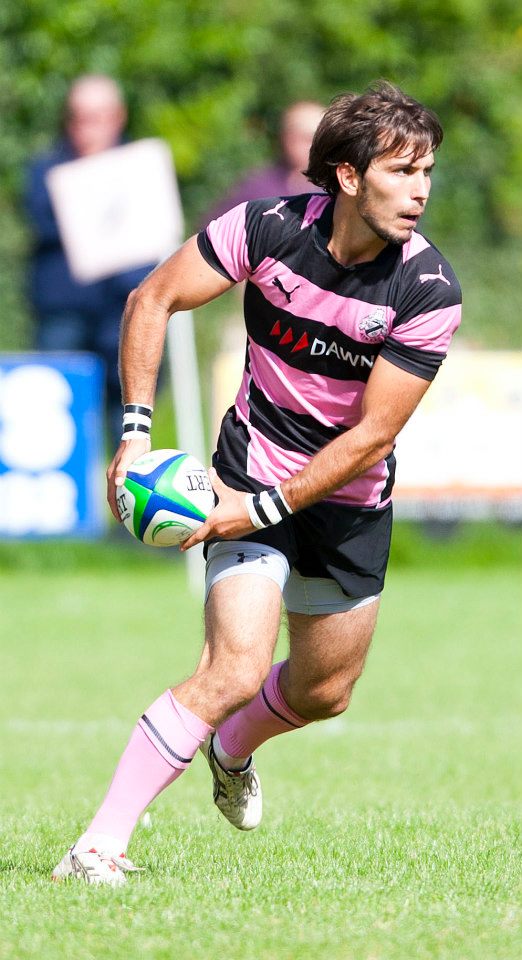photo of Sylvain Diez playing rugby