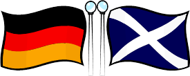 image of Scottish and German flags