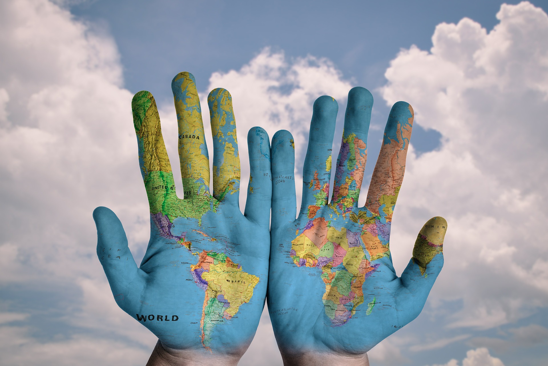 world in your hands image